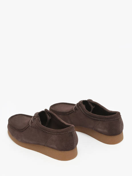Mocassins Wallabee Uit Leder Clarks Bruin men 26178279 ander zicht 2