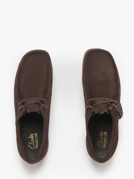 Mocassins Wallabee Uit Leder Clarks Bruin men 26178279 ander zicht 3