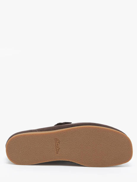Mocassins Wallabee Uit Leder Clarks Bruin men 26178279 ander zicht 4