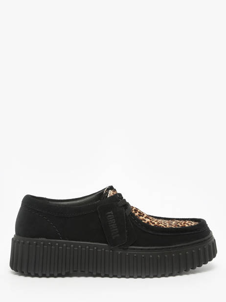 Derby Veterschoenen Torhill Bee Uit Leder Clarks Zwart women 26181189