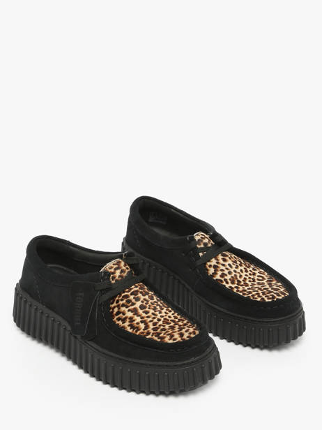Derby Veterschoenen Torhill Bee Uit Leder Clarks Zwart women 26181189 ander zicht 1