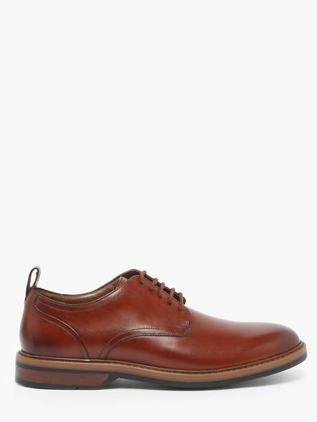Derby Veterschoenen Aldwin Lace Uit Leder Clarks Bruin men 26183252