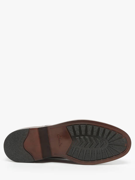 Derby Veterschoenen Aldwin Lace Uit Leder Clarks Bruin men 26183252 ander zicht 4