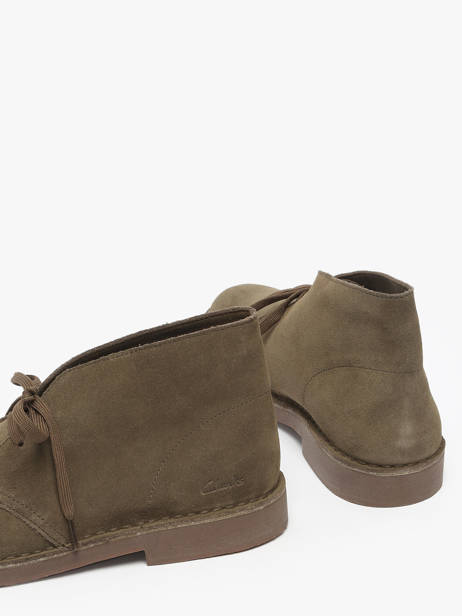 Enkellaarzen Desert Uit Leder Clarks Groen men 26183838 ander zicht 2