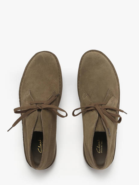Enkellaarzen Desert Uit Leder Clarks Groen men 26183838 ander zicht 3
