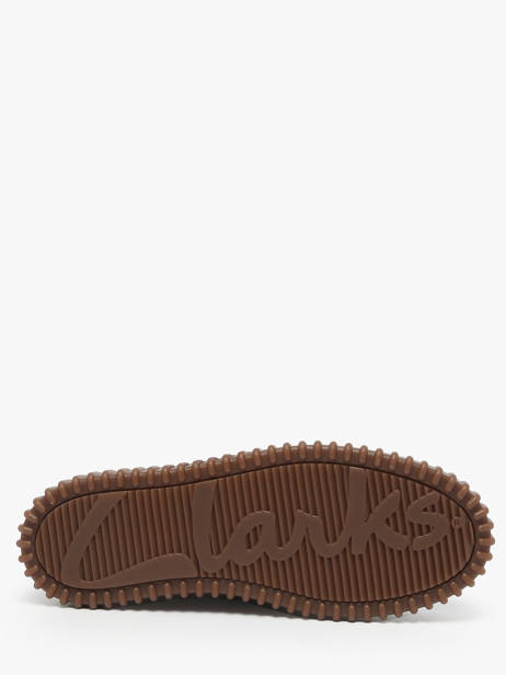 Enkelhoge Derby Veterschoenen Torhill Uit Leder Clarks Bruin men 26183425 ander zicht 4