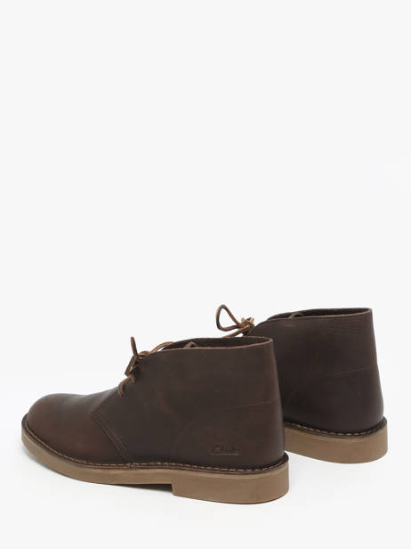 Enkellaarzen Desert Uit Leder Clarks Bruin men 26183363 ander zicht 2