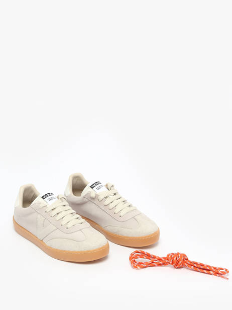Sneakers Berlin Uit Leder Victoria Beige women 1126229 ander zicht 1