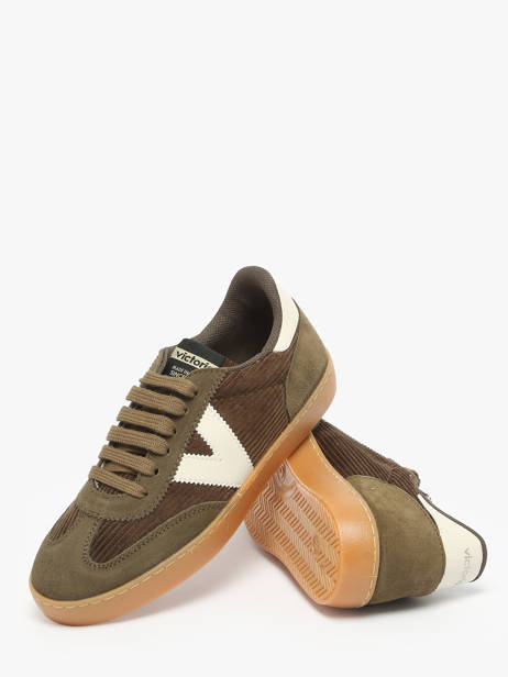 Sneakers Berlin Uit Leder Victoria Groen women 1126220 ander zicht 2