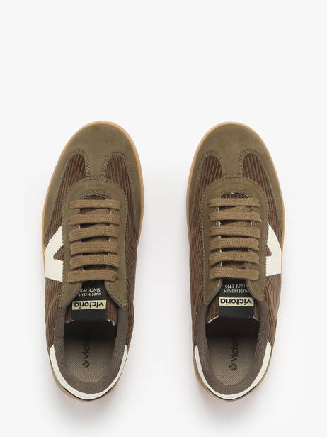 Sneakers Berlin Uit Leder Victoria Groen women 1126220 ander zicht 3