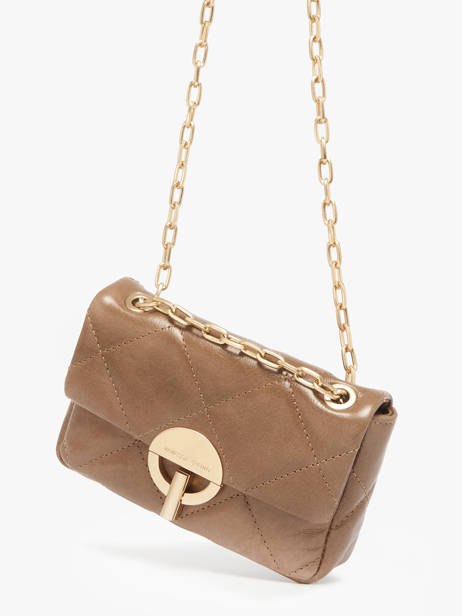 Cross Body Tas Nano Moon Leder Vanessa bruno Bruin moon 84V40326 ander zicht 1