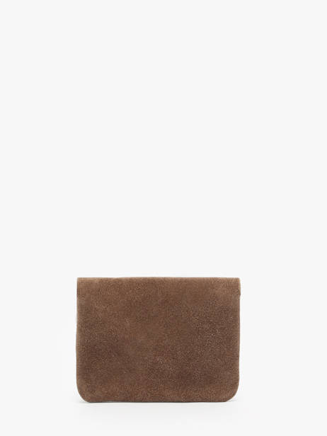 Portemonnee Leder Milano Bruin velvet VE23091 ander zicht 2