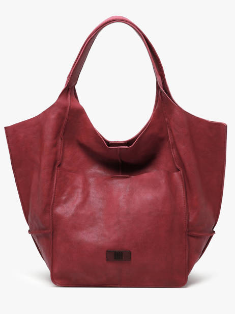 Schoudertas Heritage Leder Biba Rood heritage HOM1L