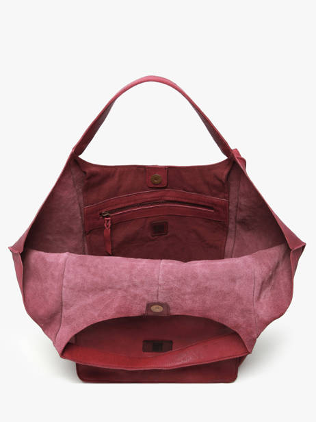 Schoudertas Heritage Leder Biba Rood heritage HOM1L ander zicht 3