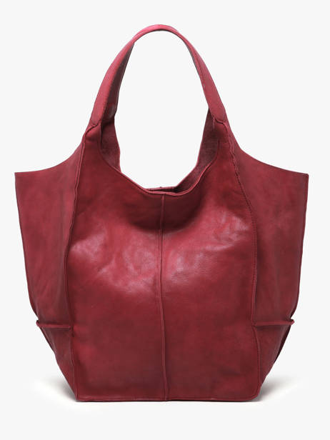Schoudertas Heritage Leder Biba Rood heritage HOM1L ander zicht 4