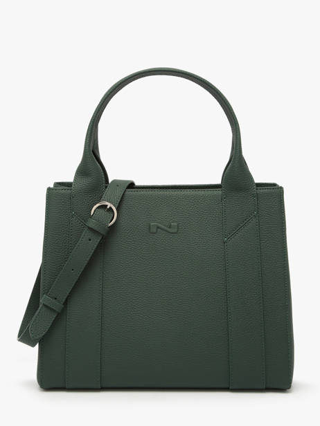 Handtas Breda Leder Nathan baume Groen mondrian 2