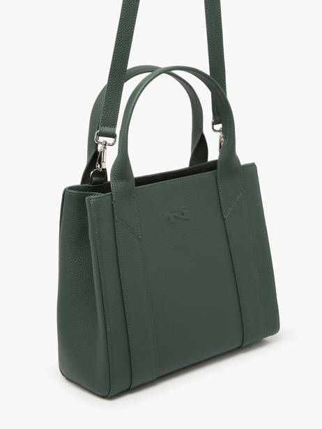 Handtas Breda Leder Nathan baume Groen mondrian 2 ander zicht 1