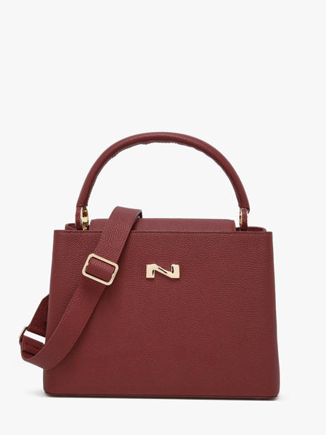 Handtas Magnolia Leder Nathan baume Rood eden 3