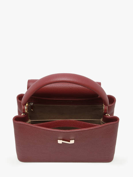 Handtas Magnolia Leder Nathan baume Rood eden 3 ander zicht 2