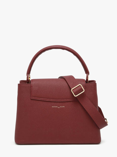 Handtas Magnolia Leder Nathan baume Rood eden 3 ander zicht 3
