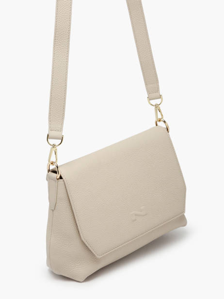 Cross Body Tas Tycia Leder Nathan baume Beige victoria 89 ander zicht 2