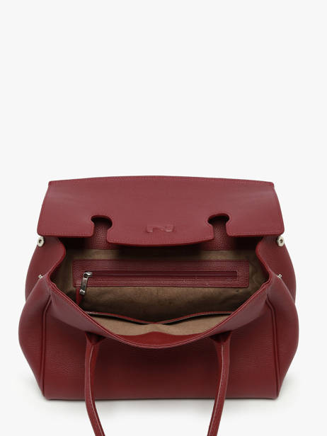 Handtas Clara Leder Nathan baume Rood nathan 2 ander zicht 2