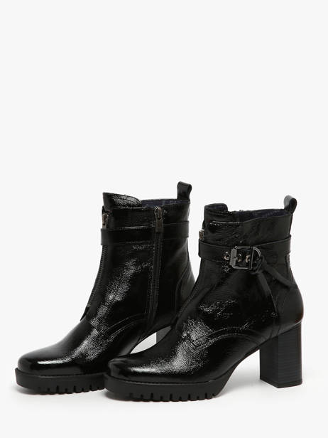 Enkellaarsjes Met Hak Evie Uit Leder Dorking Zwart women D9163 ander zicht 2