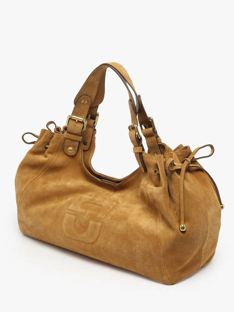 Schoudertas Chiara Leder Gerard darel Geel chiara DCS84407 ander zicht 2