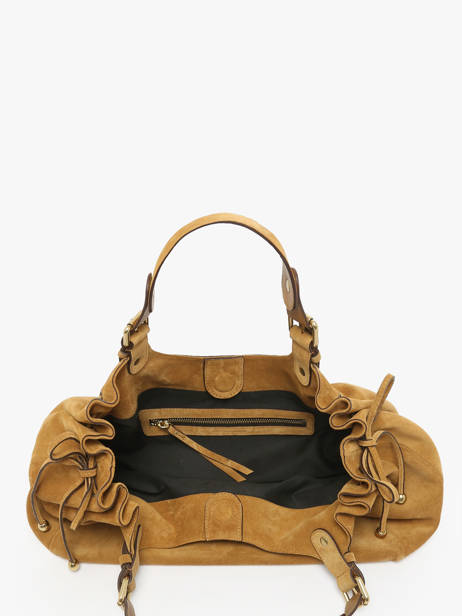 Schoudertas Chiara Leder Gerard darel Geel chiara DCS84407 ander zicht 3