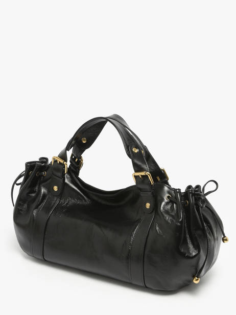 Schoudertas Premium Leder Gerard darel Zwart premium DCS01417 ander zicht 2