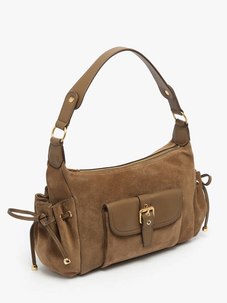 Schoudertas Premium Leder Gerard darel Beige premium DCS78400 ander zicht 2