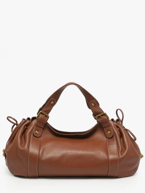 Schoudertas Icone Leder Gerard darel Bruin icone DCS01410 ander zicht 4