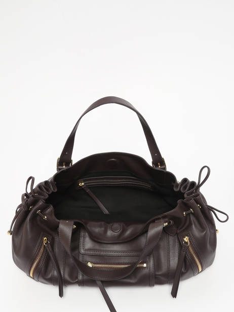 Schoudertas Icone Leder Gerard darel Bruin icone DCS30410 ander zicht 3