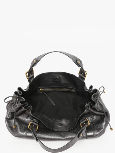 Schoudertas Gun Metal Leder Gerard darel Grijs gun metal DCS01446 ander zicht 3