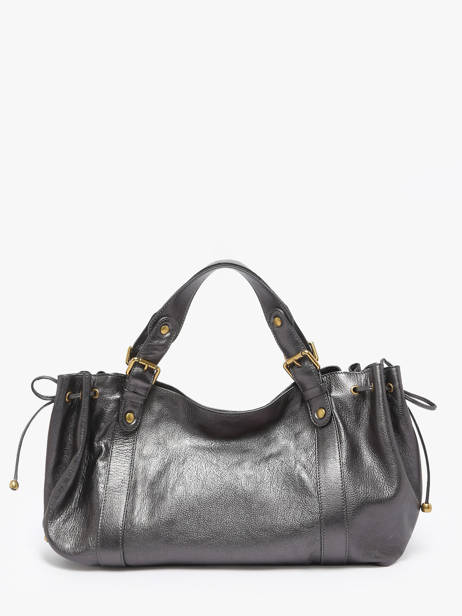 Schoudertas Gun Metal Leder Gerard darel Grijs gun metal DCS01446 ander zicht 4