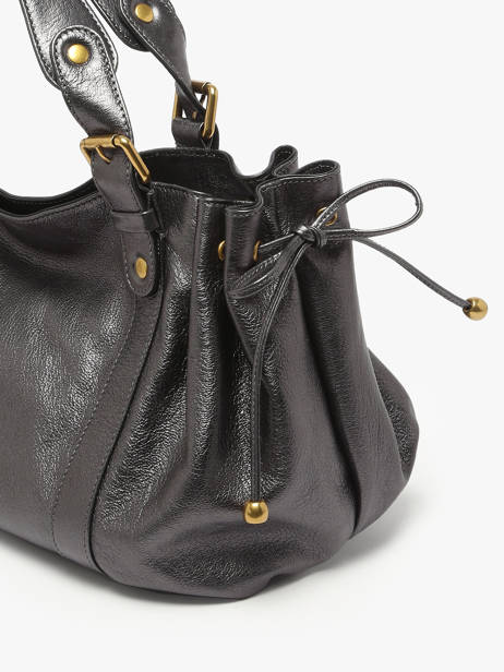 Schoudertas Gun Metal Leder Gerard darel Grijs gun metal DCS01446 ander zicht 5