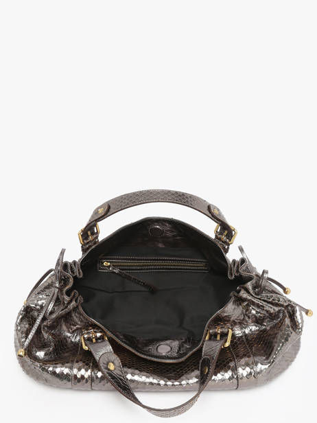 Schoudertas Serpent Leder Gerard darel Grijs serpent DCS01472 ander zicht 3