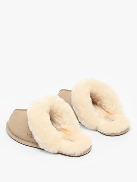 Scuffette Ii Pantoffels Uit Leder Ugg Beige women 1106872 ander zicht 3
