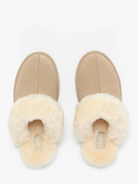 Scuffette Ii Pantoffels Uit Leder Ugg Beige women 1106872 ander zicht 4