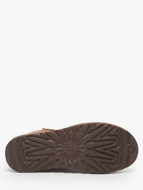 Boots Classic Ultra Mini Uit Leder Ugg Bruin women - 01116109 ander zicht 5
