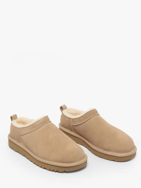 Pantoffels Uit Leder Ugg Beige women 1173891 ander zicht 2