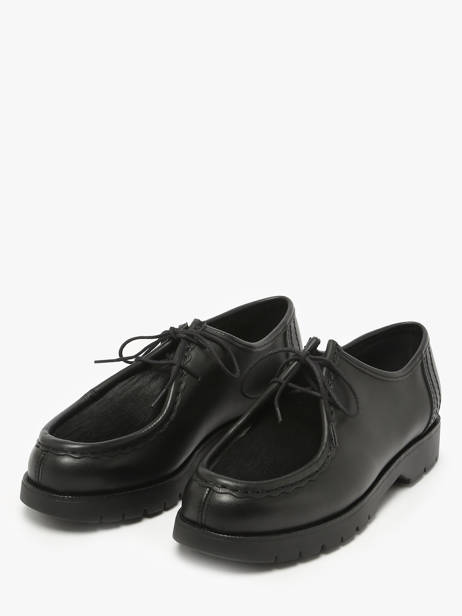 Derby Veterschoenen Uit Leder Kleman Zwart women PADRINI ander zicht 2