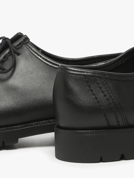Derby Veterschoenen Uit Leder Kleman Zwart women PADRINI ander zicht 3