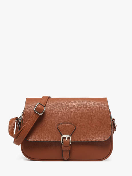 Cross Body Tas Grained Miniprix Bruin grained F3601
