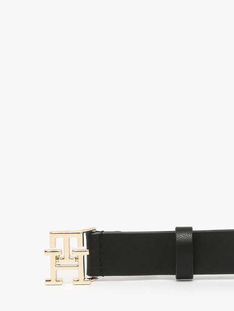 Riem Tommy hilfiger Zwart th logo AW17496 ander zicht 2