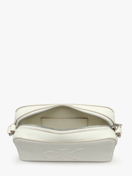 Cross Body Tas Sculpted Calvin klein jeans Wit sculpted 4K3036G ander zicht 3