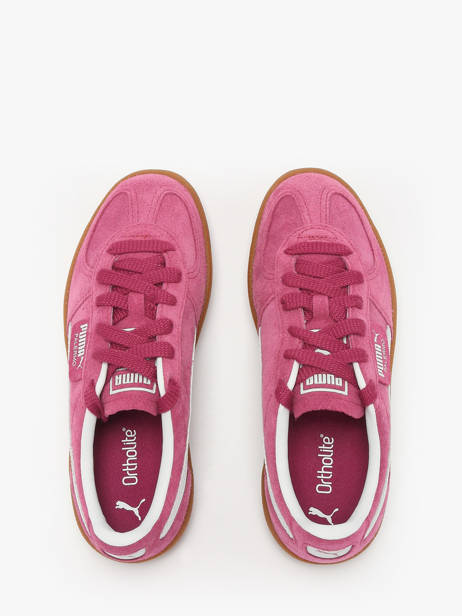 Sneakers Uit Leder Puma Roze women 39646372 ander zicht 4