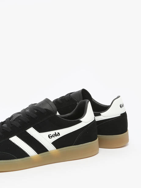 Sneakers Uit Leder Gola Zwart men CMB735 ander zicht 2