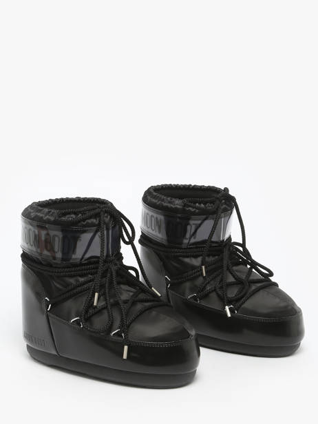 Boots Icon Low Glance Moon boot Zwart women D1409350 ander zicht 2
