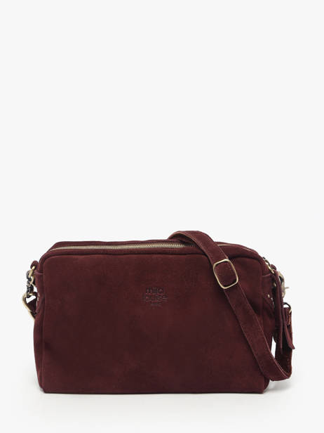 Cross Body Tas Vintage Leder Mila louise Bruin vintage 23673V ander zicht 4
